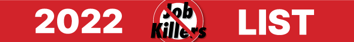 2022 Job Killers List